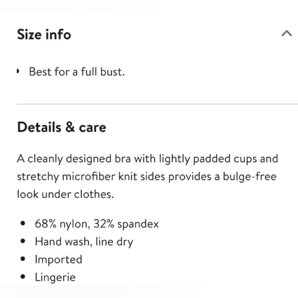 Le Mystere New T Shirt Bra Back Smoother Underwire Second Skin Black Size 32F - Picture 6 of 13